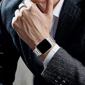 Amazon.co.jp: Apple Watch バンド 8 ステンレスアップル